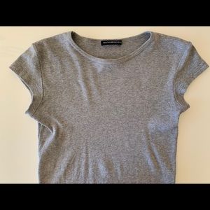 brandy melville gray top